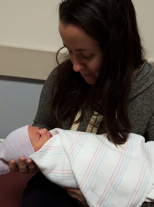 picture of Samantha as a baby