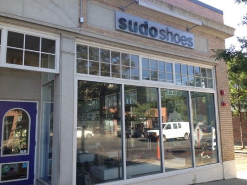 picture of the storefront of Sudo Shoes