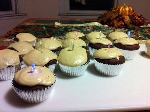 Cupcakes with LED Candles