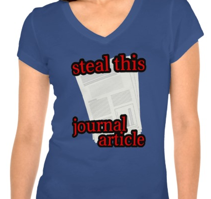 steal this journal article shirt